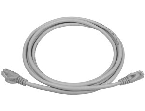 PowerMAX White Cat.6 U/UTP T568B Patch Cord (PVC) - with Divider